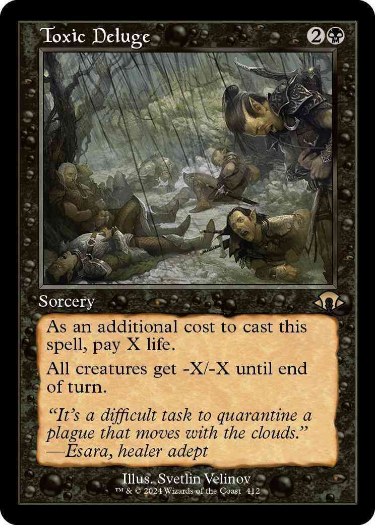 Toxic Deluge [412] [Retro Frame] [Modern Horizons 3] [Non-Foil]