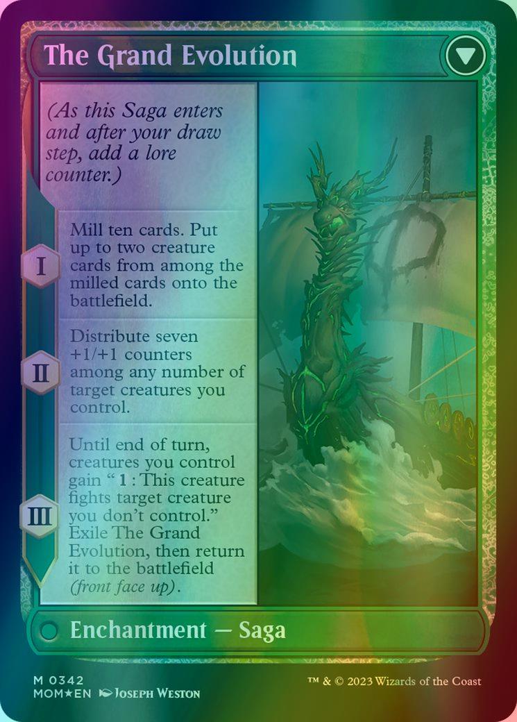 Vorinclex // The Grand Evolution - Serial Numbered [342] [Borderless] [March of the Machine] [Foil]