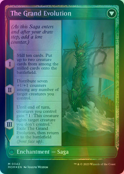 Vorinclex // The Grand Evolution - Serial Numbered [342] [Borderless] [March of the Machine] [Foil]