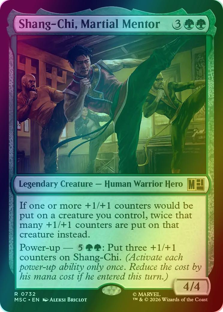 Shang-Chi, Martial Mentor [732] [Jumpstart] [Marvel Super Heroes: Commander] [Foil]