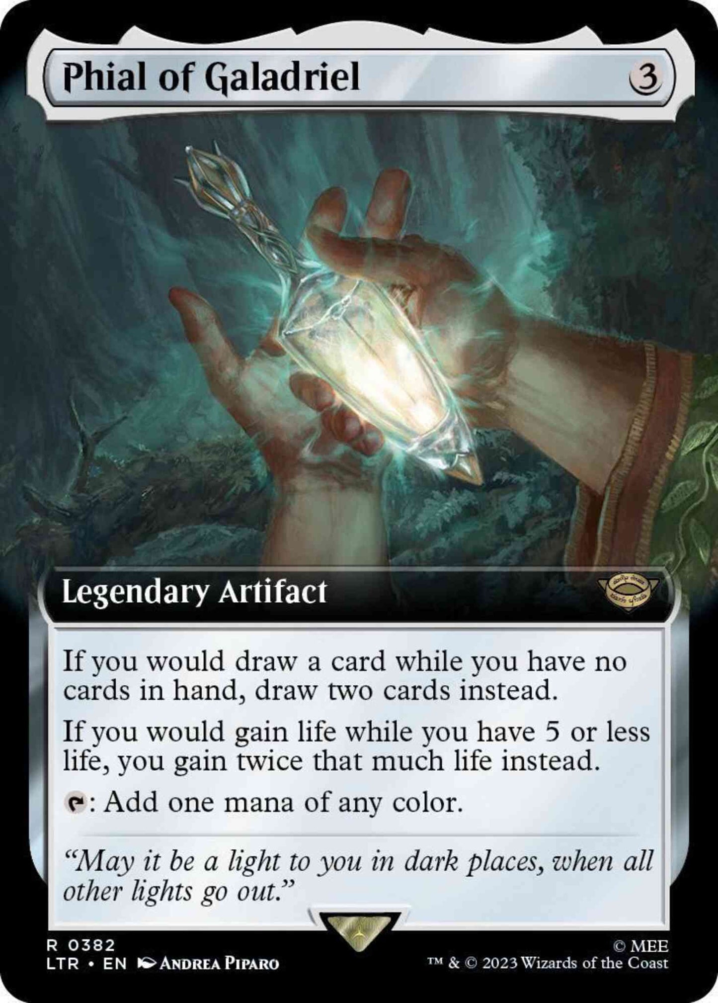 Phial of Galadriel [382] [Extended Art] [The Lord of the Rings: Tales of Middle-earth] [Non-Foil]