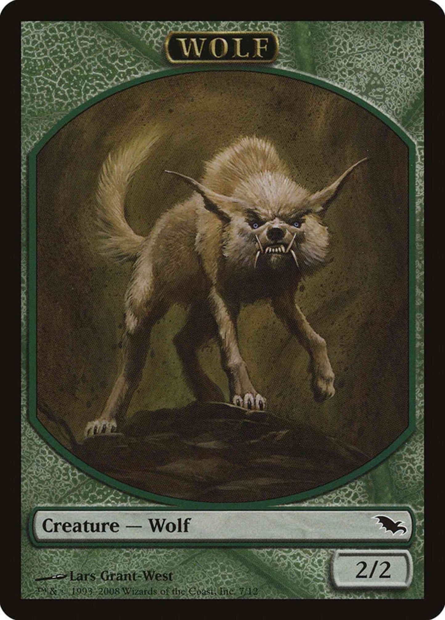 Wolf Token [07] [Shadowmoor Tokens] [Non-Foil]
