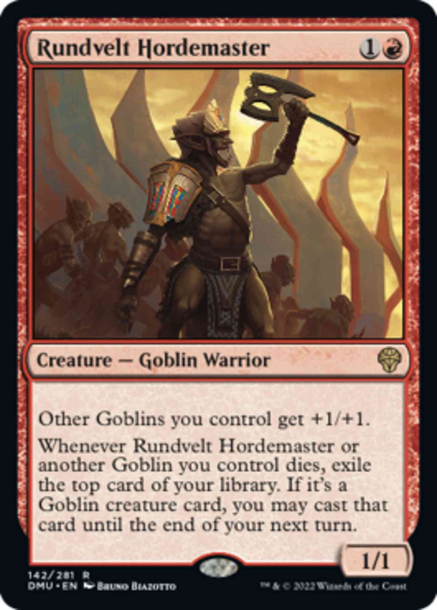 Rundvelt Hordemaster [142] [Dominaria United] [Non-Foil]