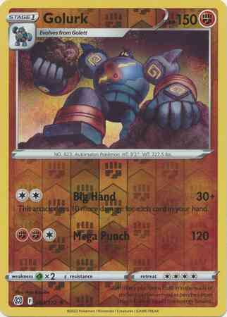 Golurk - 083/172 - Rare [swsh9-083] [Reverse Holo]