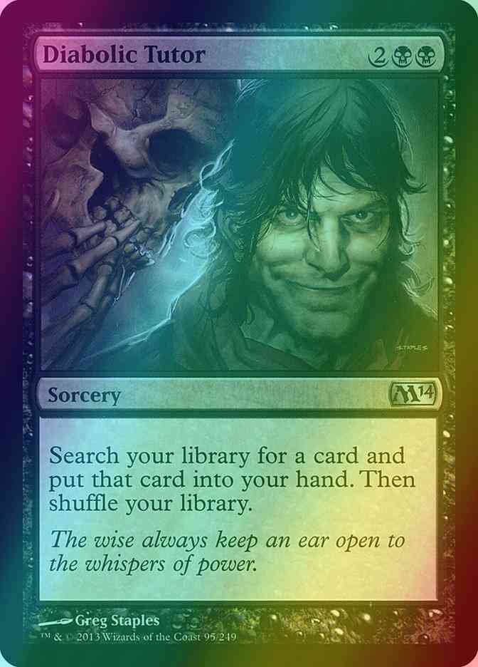 Diabolic Tutor [95] [Magic 2014] [Foil]