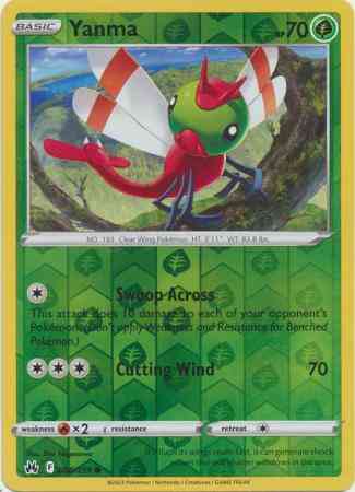 Yanma - 008/159 - Common [swsh125-008] [Reverse Holo]