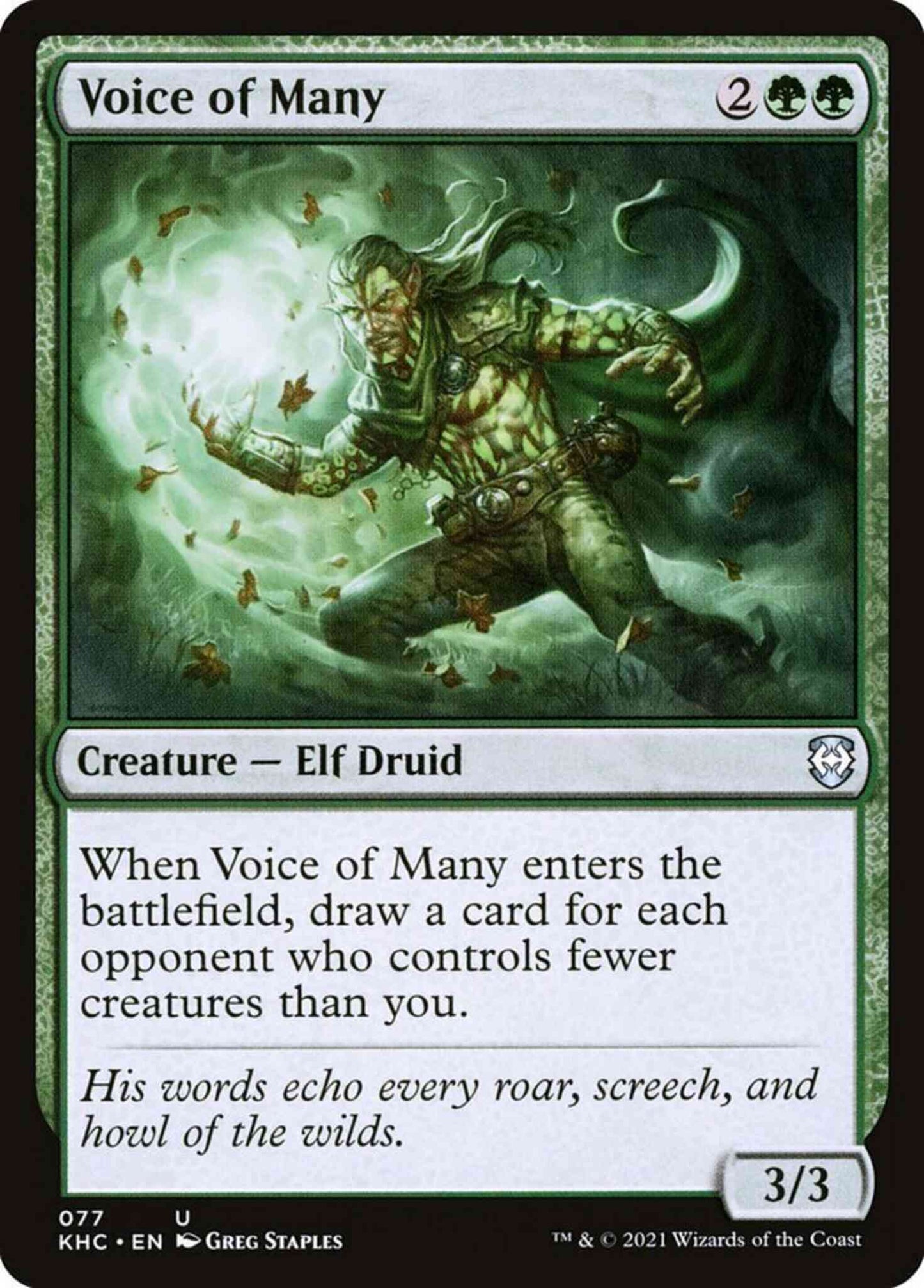 Voice of Many [77] [Kaldheim Commander] [Non-Foil]