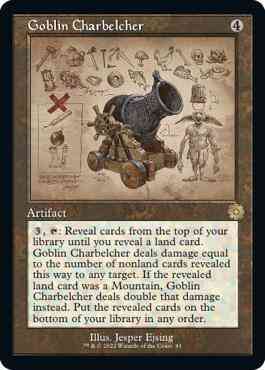 Goblin Charbelcher [81] [Retro Frame] [Schematic] [The Brothers' War Retro Artifacts] [Non-Foil]