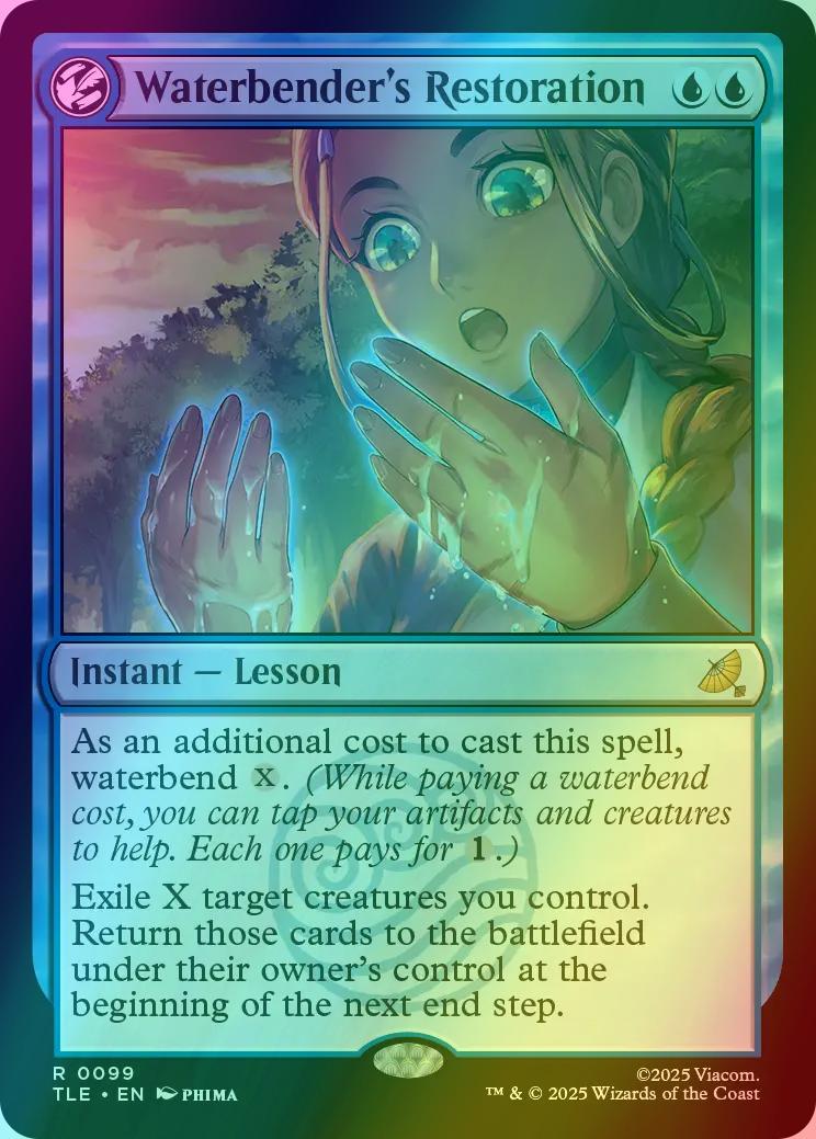 Waterbender's Restoration [99] [Avatar: The Last Airbender Eternal] [Foil]