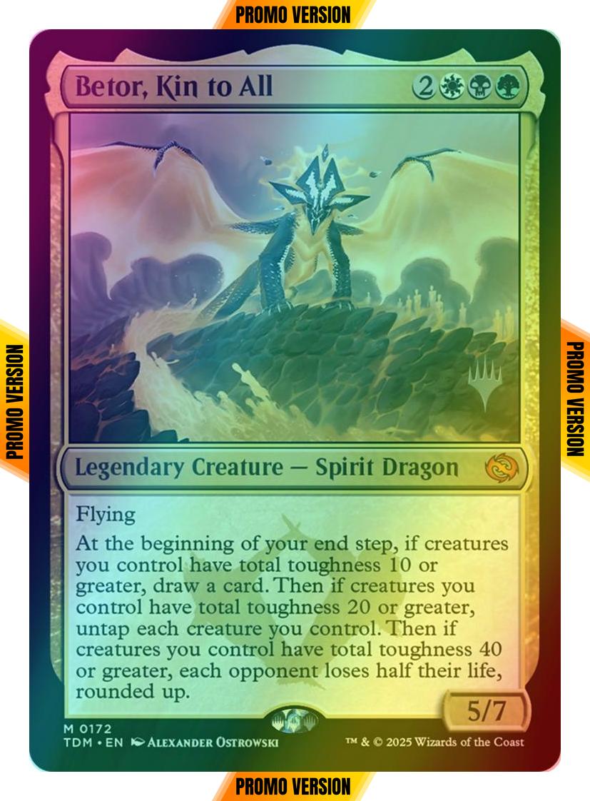 Betor, Kin to All [172p] [Promo Pack] [Tarkir: Dragonstorm: Promos] [Foil]