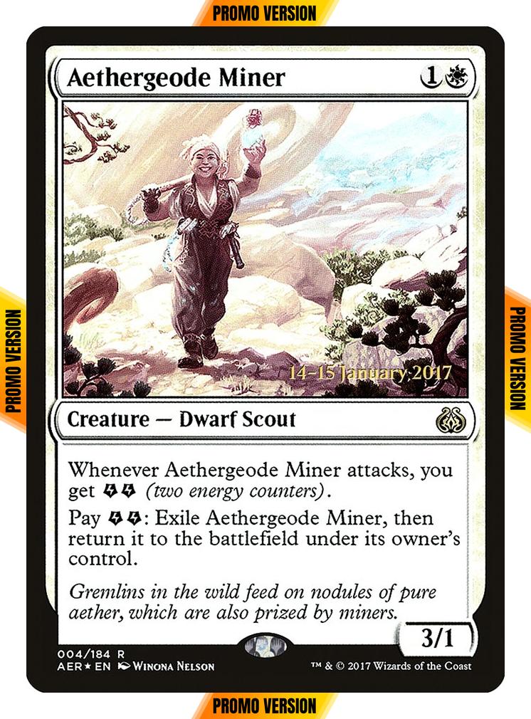 Aethergeode Miner [4s] [Aether Revolt Promos] [Foil]
