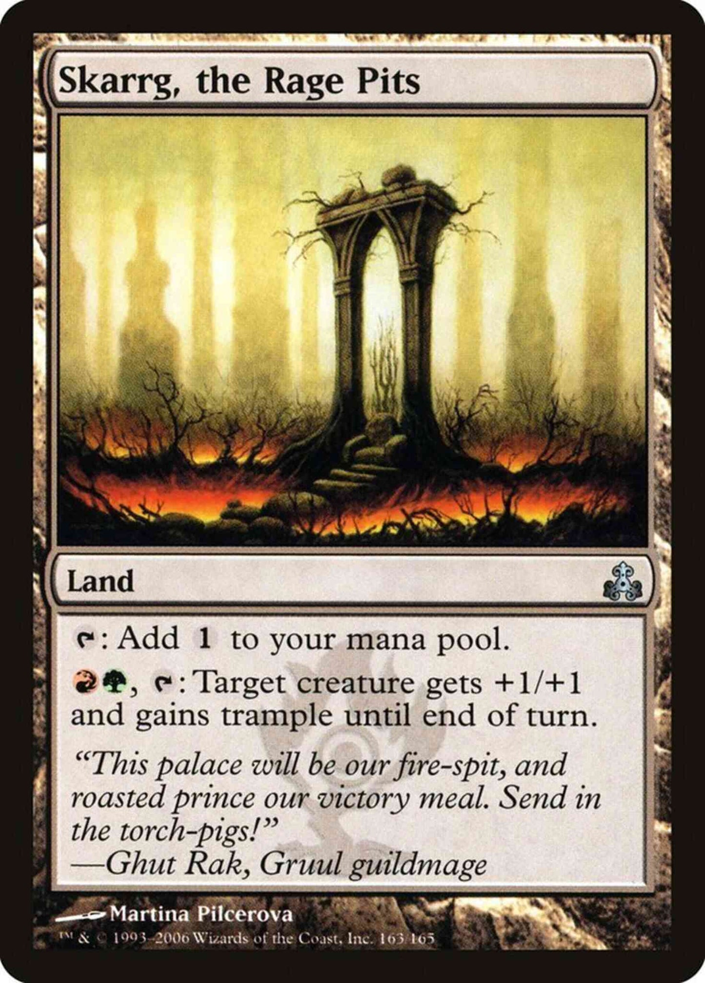 Skarrg, the Rage Pits [163] [Guildpact] [Non-Foil]