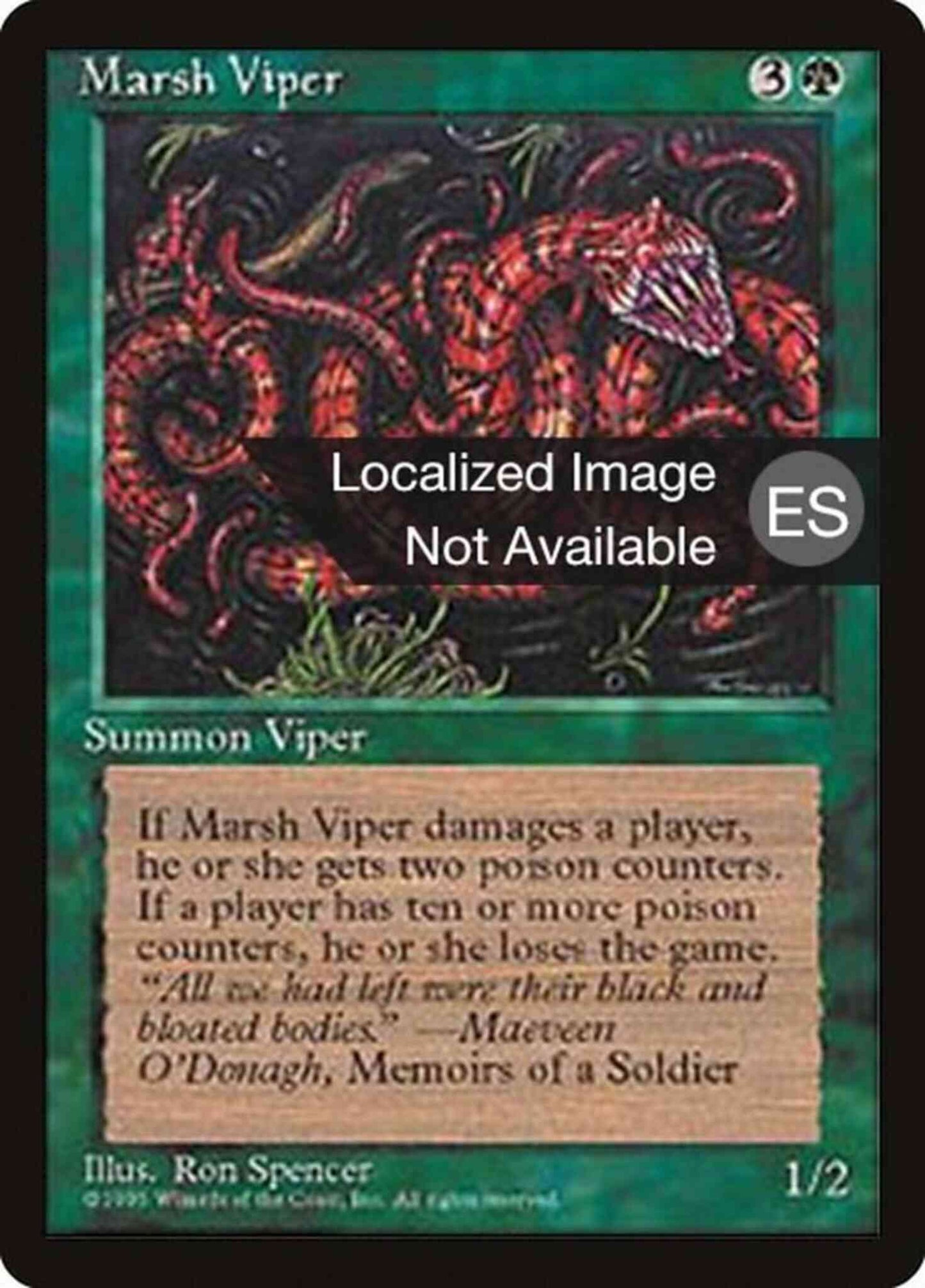 Marsh Viper - Japanese [263] [Fourth Edition Black Border: Japanese] [Non-Foil]