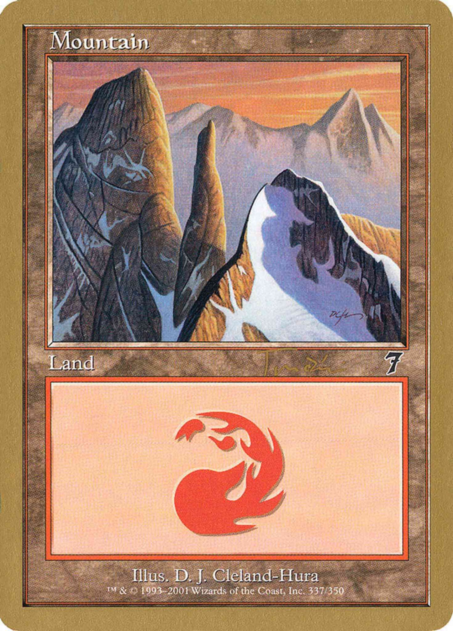 Mountain [jt337] [Jan Tomcani] [337] [World Championship Decks 2001] [Non-Foil]