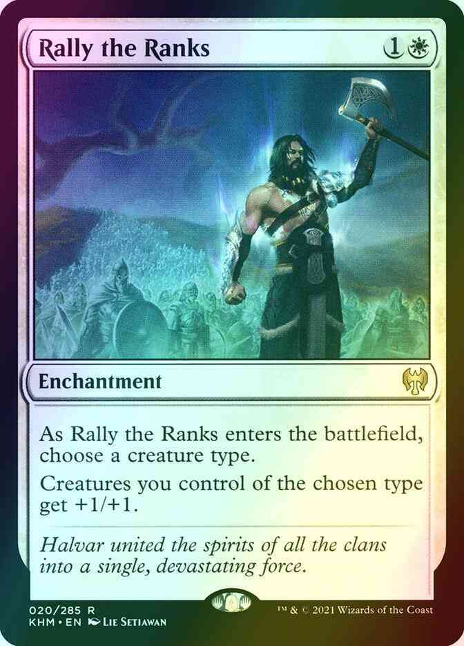 Rally the Ranks [20] [Kaldheim] [Foil]