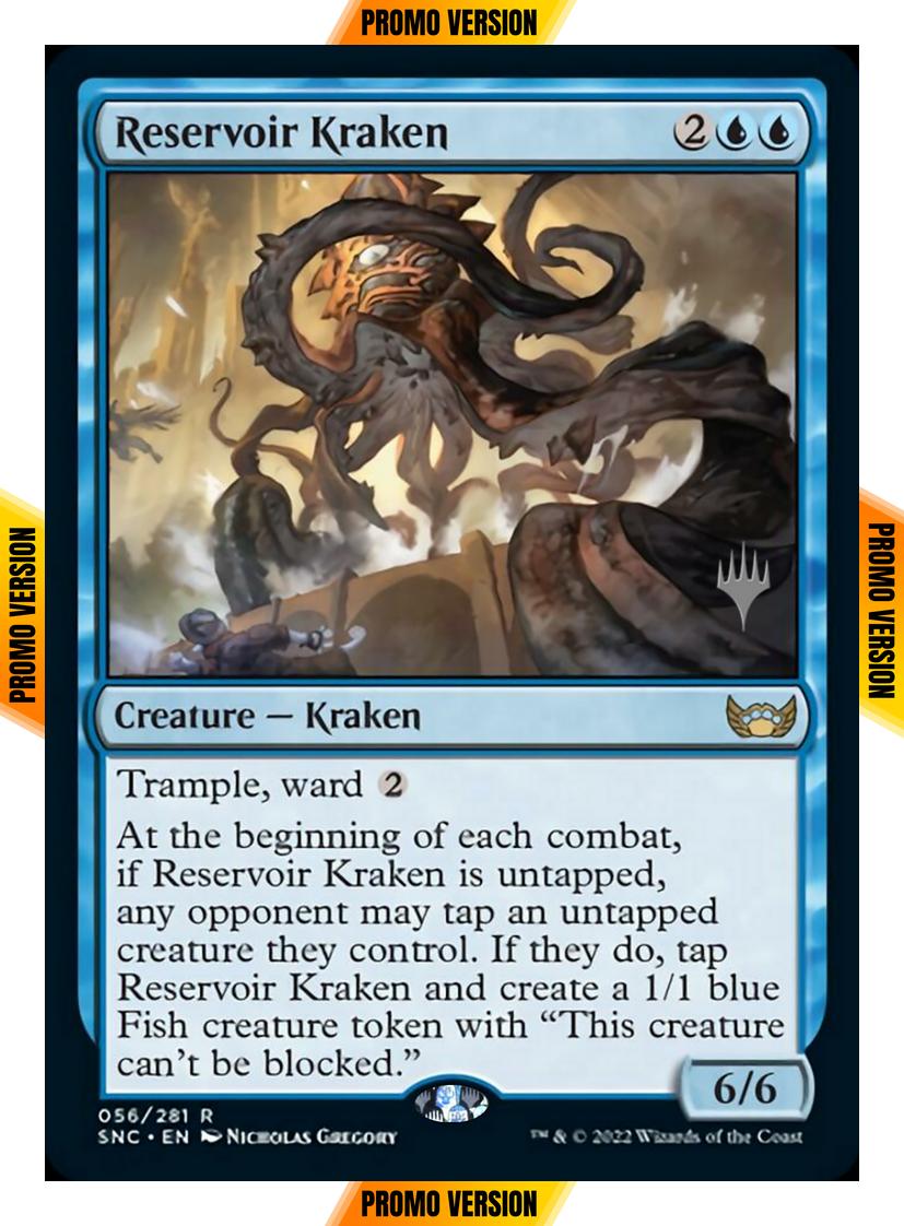Reservoir Kraken [Promo Pack] [56p] [Streets of New Capenna: Promos] [Non-Foil]