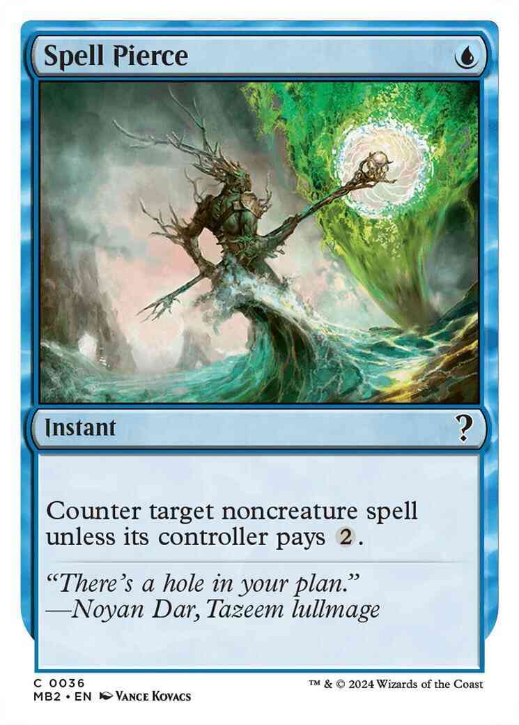 Spell Pierce [36] [White Border] [Mystery Booster 2] [Non-Foil]