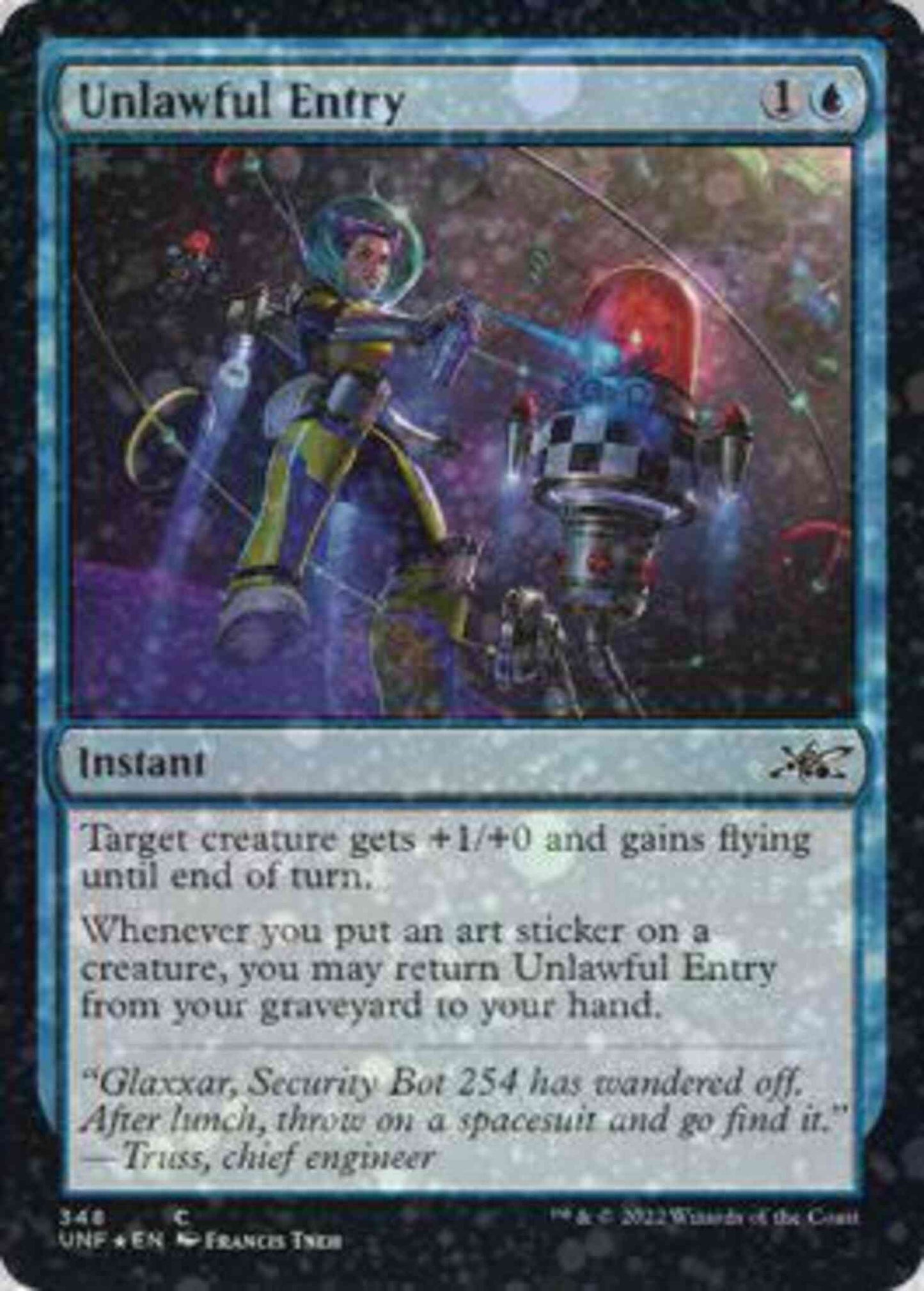 Unlawful Entry [348] [Unfinity] [Galaxy Foil]