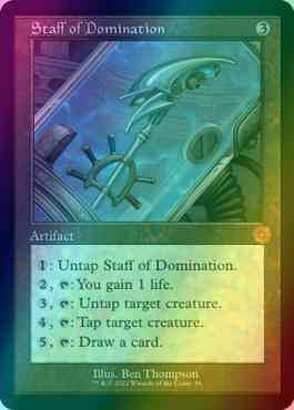 Staff of Domination [56] [Retro Frame] [The Brothers' War Retro Artifacts] [Foil]
