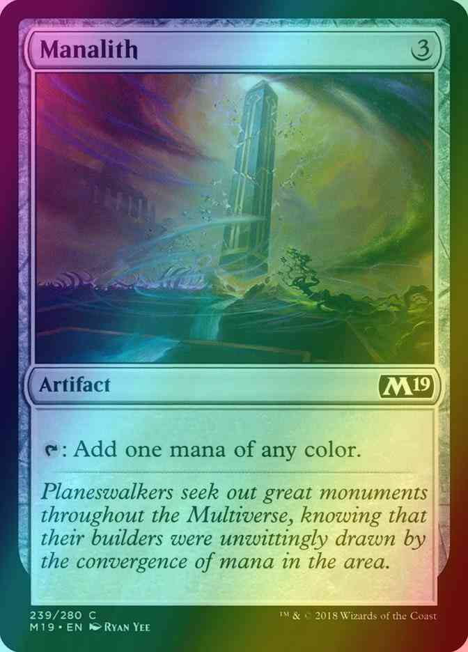 Manalith [239] [Core Set 2019] [Foil]