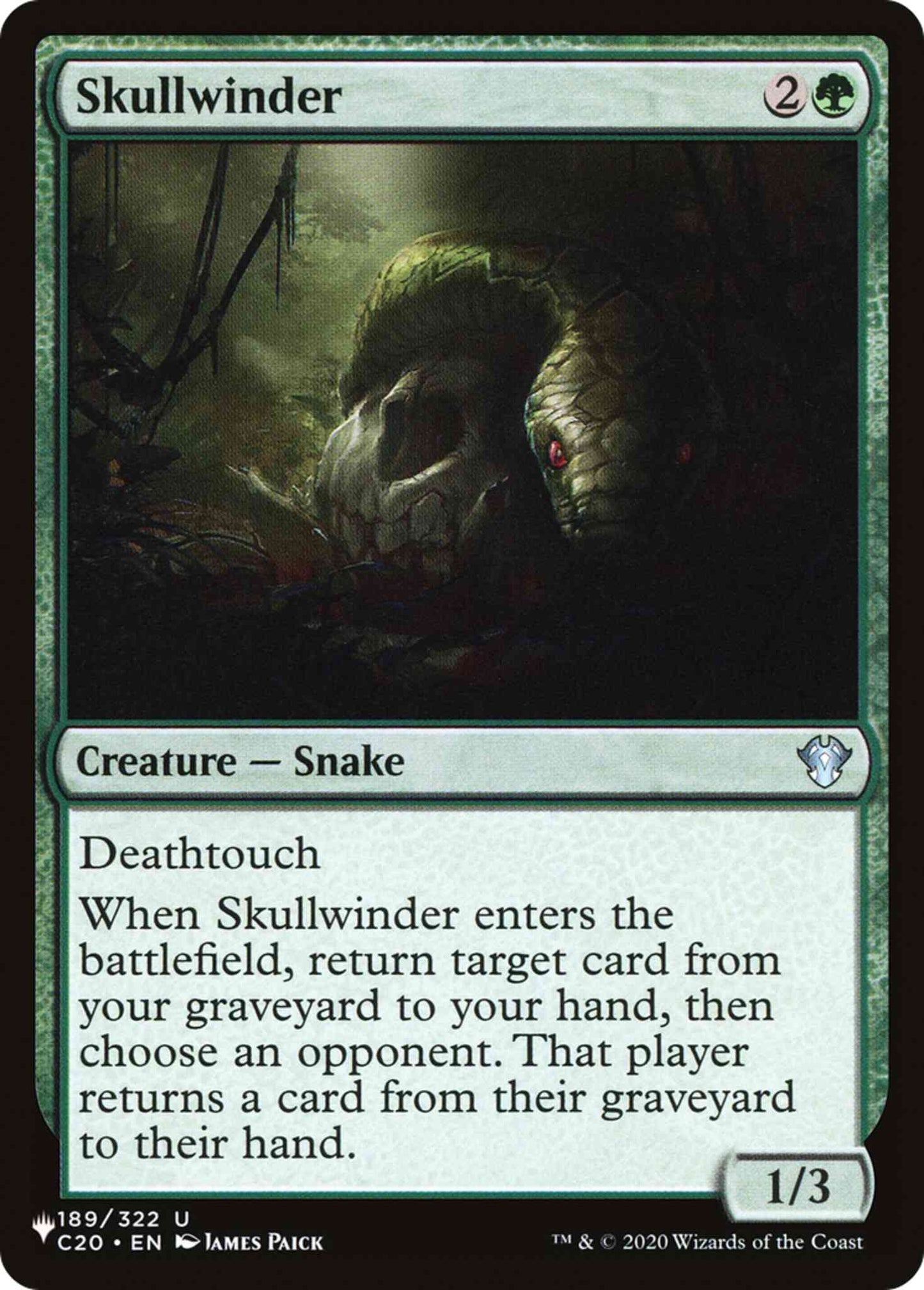 Skullwinder [C20-189] [The List] [Non-Foil]