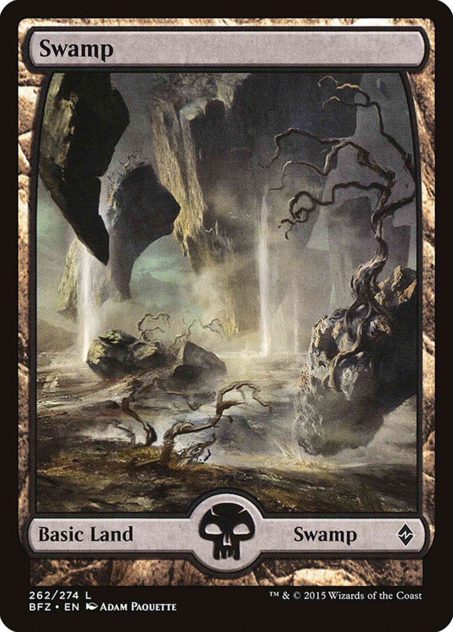 Swamp [262] [Full Art] [Battle for Zendikar] [Non-Foil]