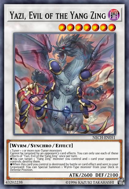 Yazi, Evil of the Yang Zing - NECH-EN051 - Ultimate Rare - Unlimited