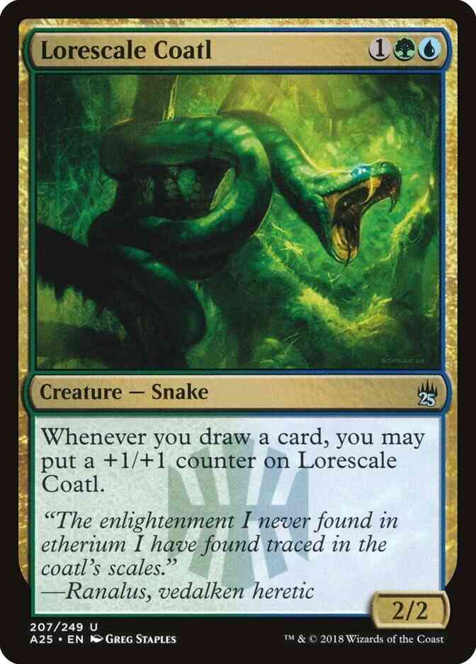 Lorescale Coatl [207] [Masters 25] [Non-Foil]