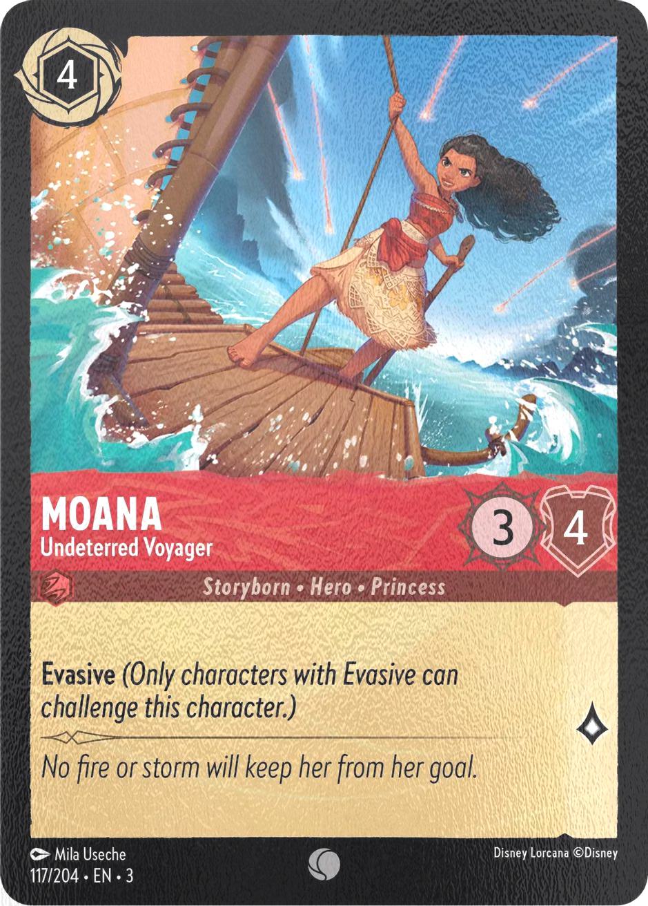 Moana - Undeterred Voyager - 117/204 [Into the Inklands] [Cold Foil]