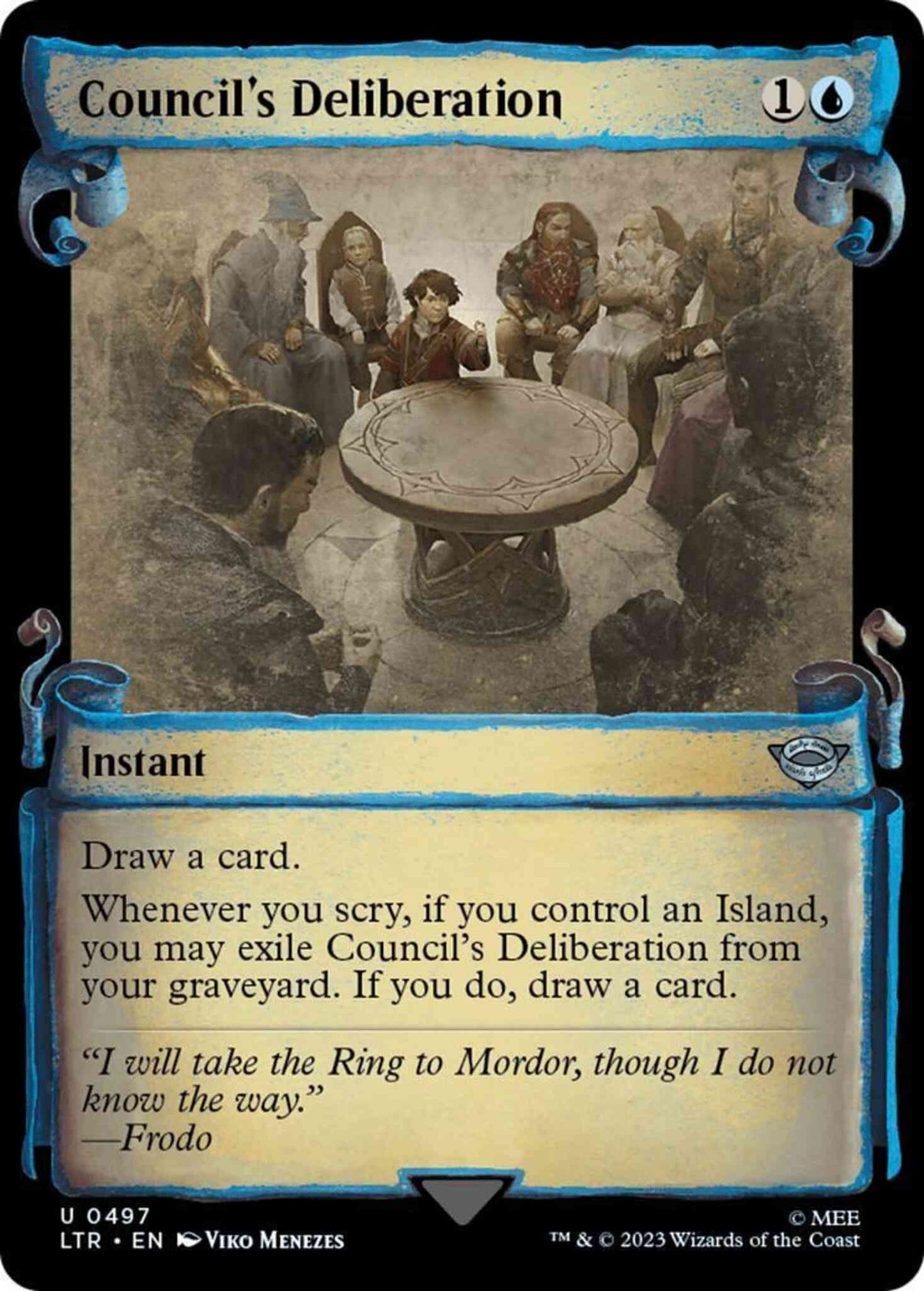 Council's Deliberation [497] [Scrolls Showcase] [The Lord of the Rings: Tales of Middle-earth] [Non-Foil]