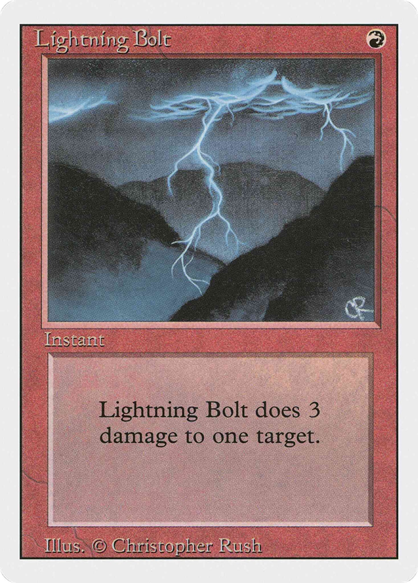 Lightning Bolt [162] [Revised Edition] [Non-Foil]