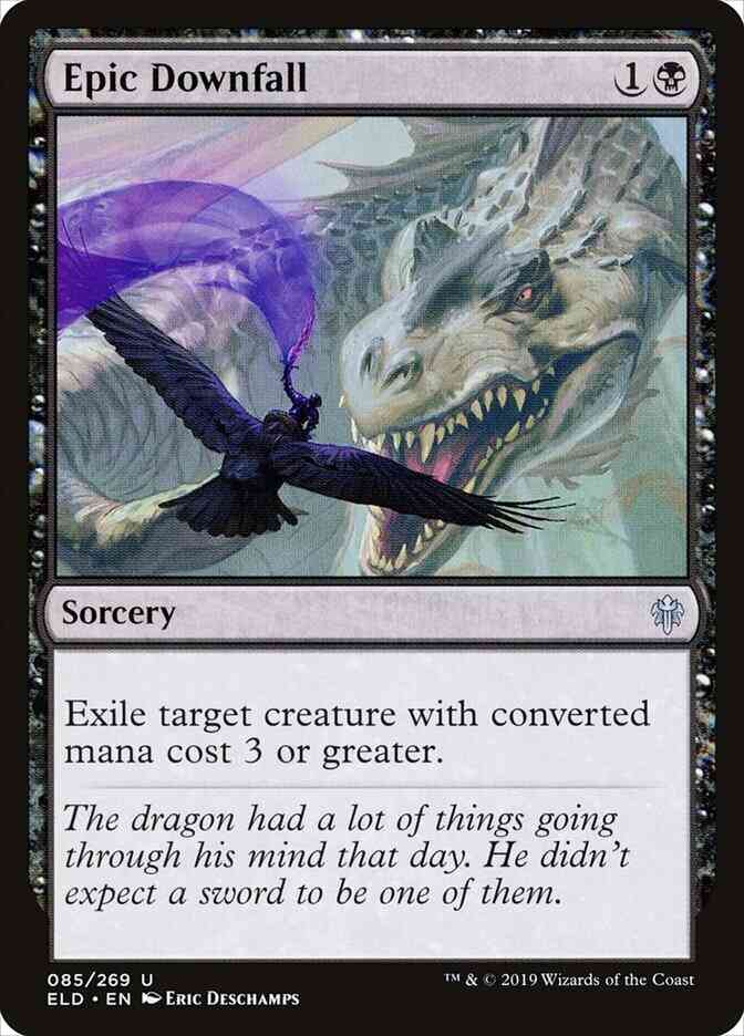 Epic Downfall [85] [Throne of Eldraine] [Non-Foil]