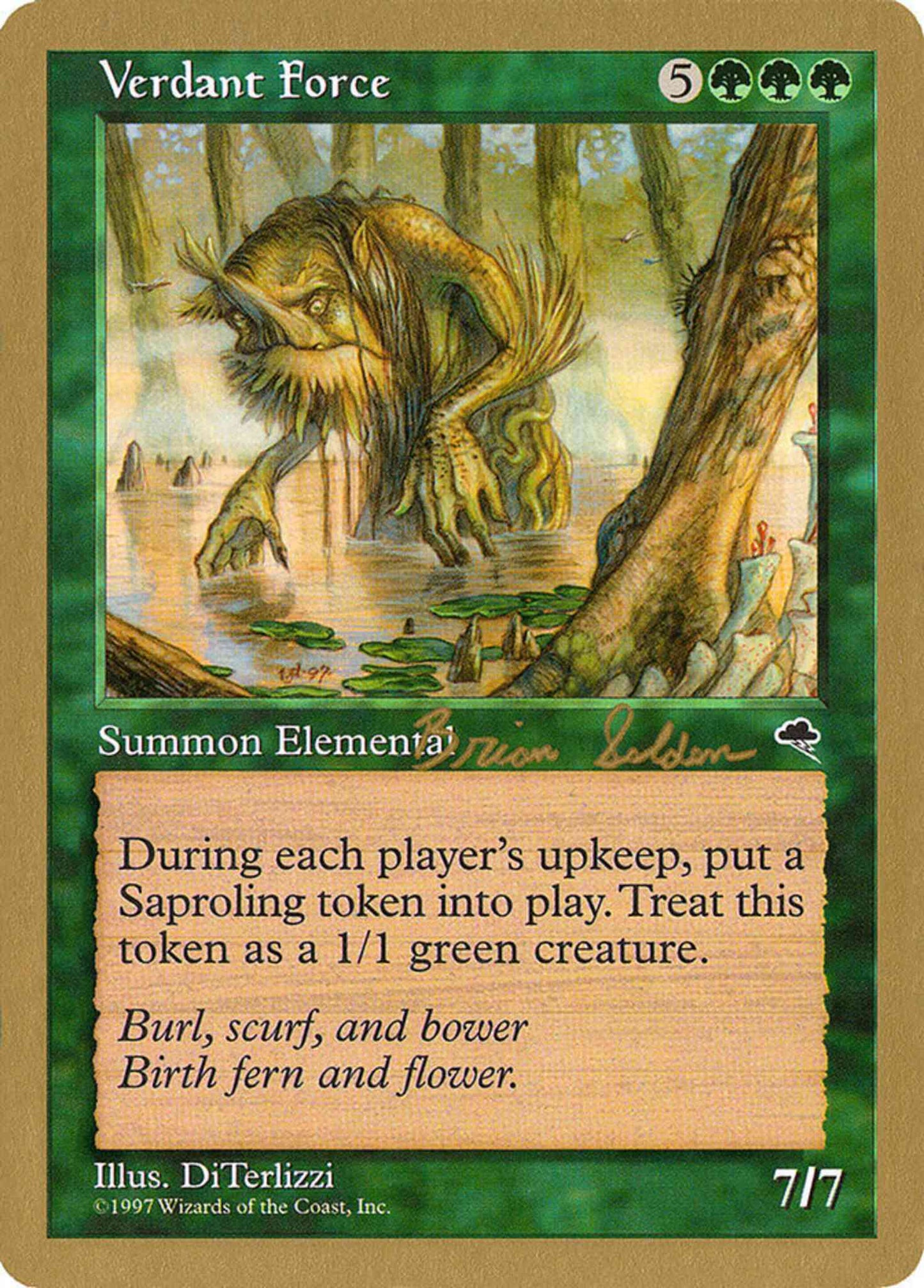 Verdant Force [bs263] [World Championship Decks 1998] [Non-Foil]
