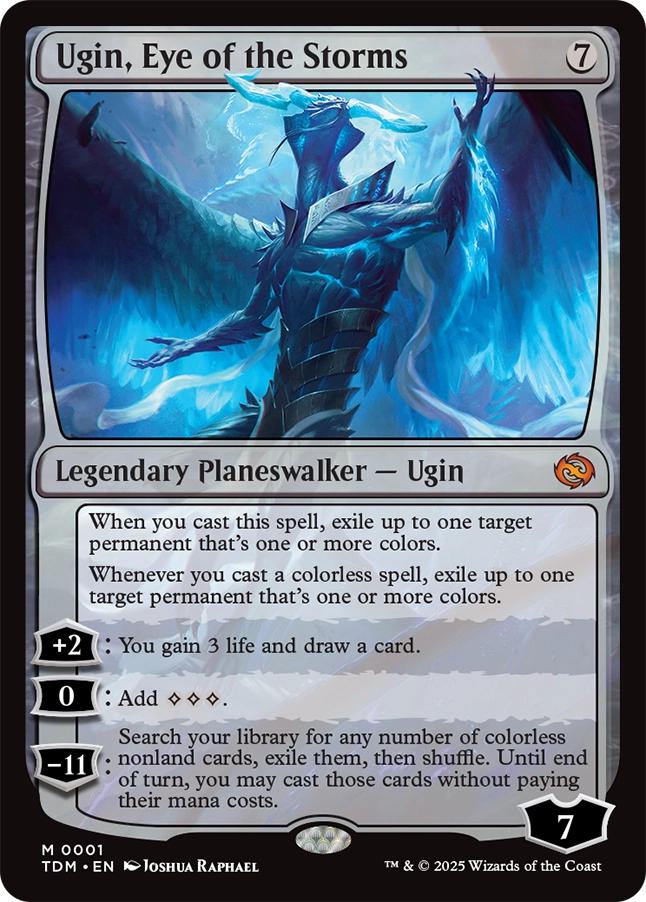 Ugin, Eye of the Storms [1] [Tarkir: Dragonstorm] [Non-Foil]