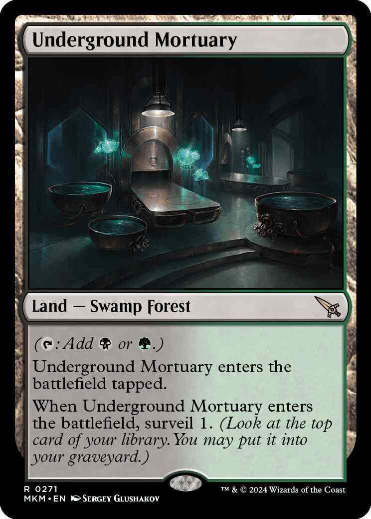 Underground Mortuary [271] [Murders at Karlov Manor] [Non-Foil]