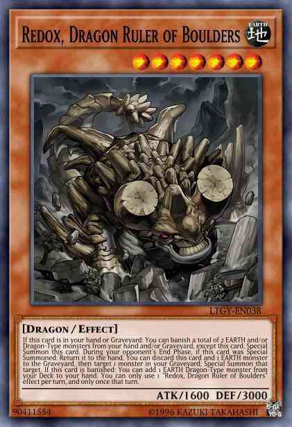 Redox, Dragon Ruler of Boulders - LTGY-EN038 - Rare - Unlimited