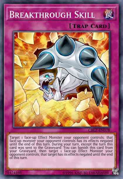 Breakthrough Skill - BP02-EN215 - Mosaic Rare - 1st Edition