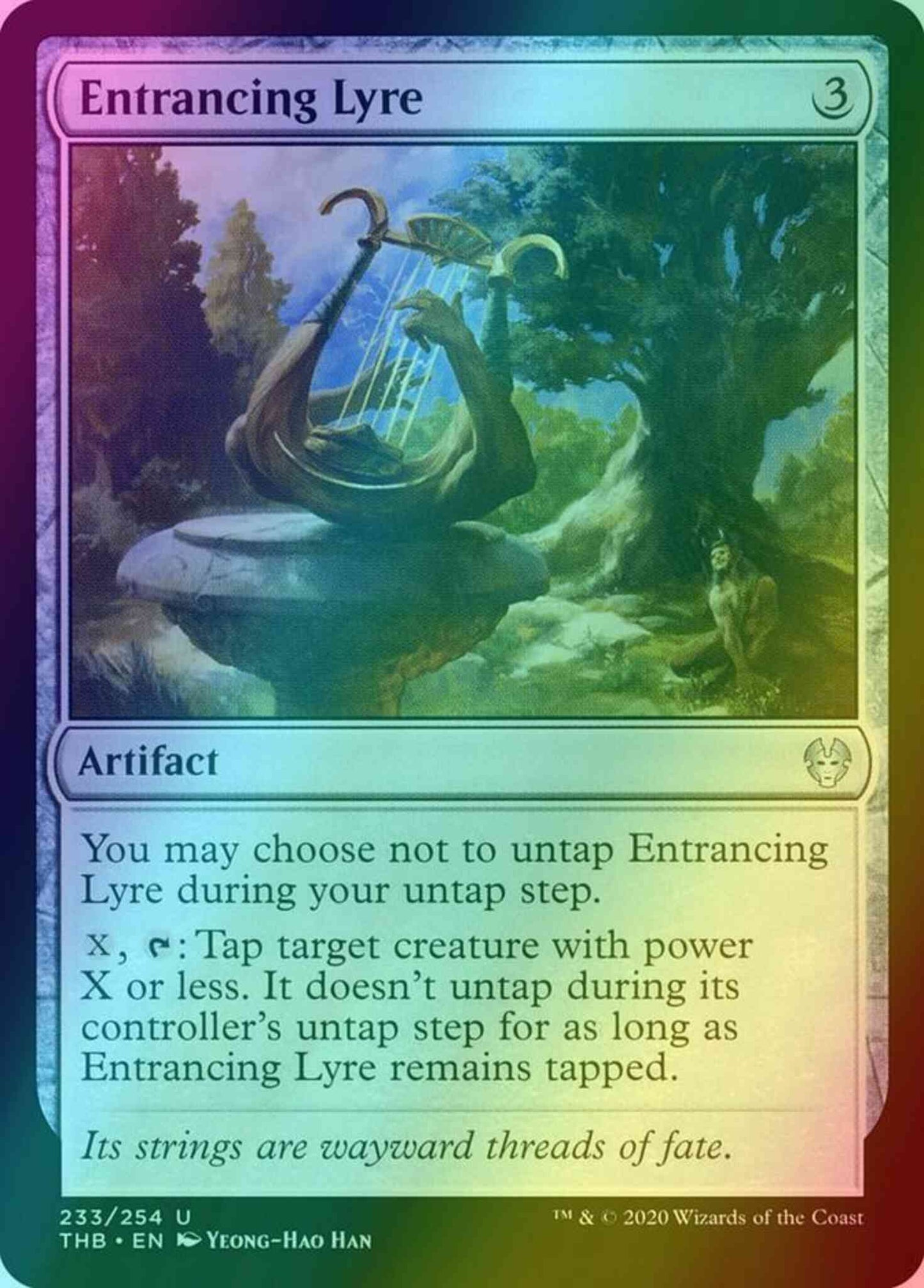 Entrancing Lyre [233] [Theros Beyond Death] [Foil]