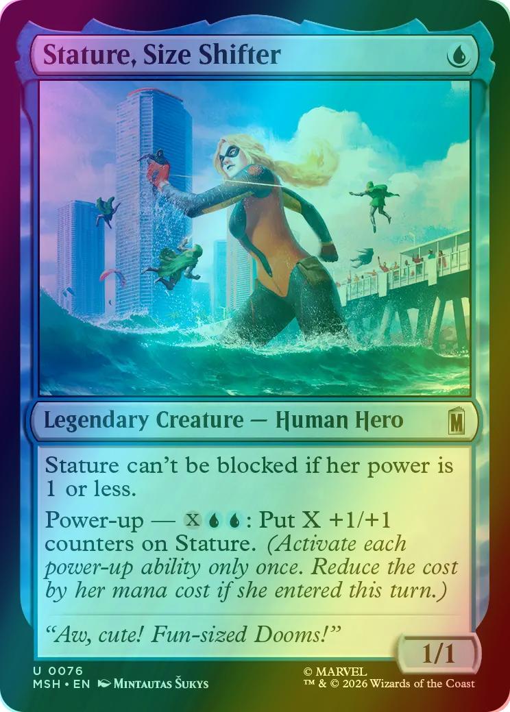 Stature, Size Shifter [76] [Marvel Super Heroes] [Foil]