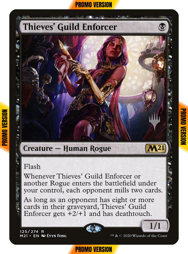 Thieves' Guild Enforcer [Promo Pack] [125p] [Core Set 2021 Promos] [Non-Foil]