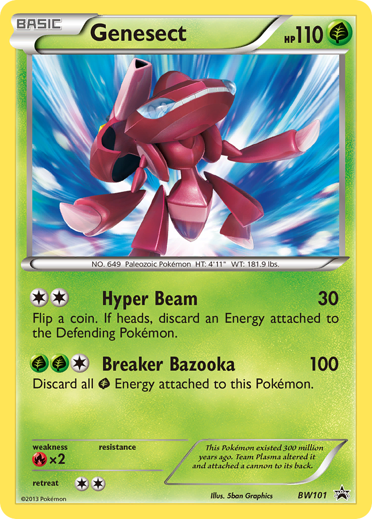 Genesect - BW101 - Promo [bwp-BW101] [Non-Holo]