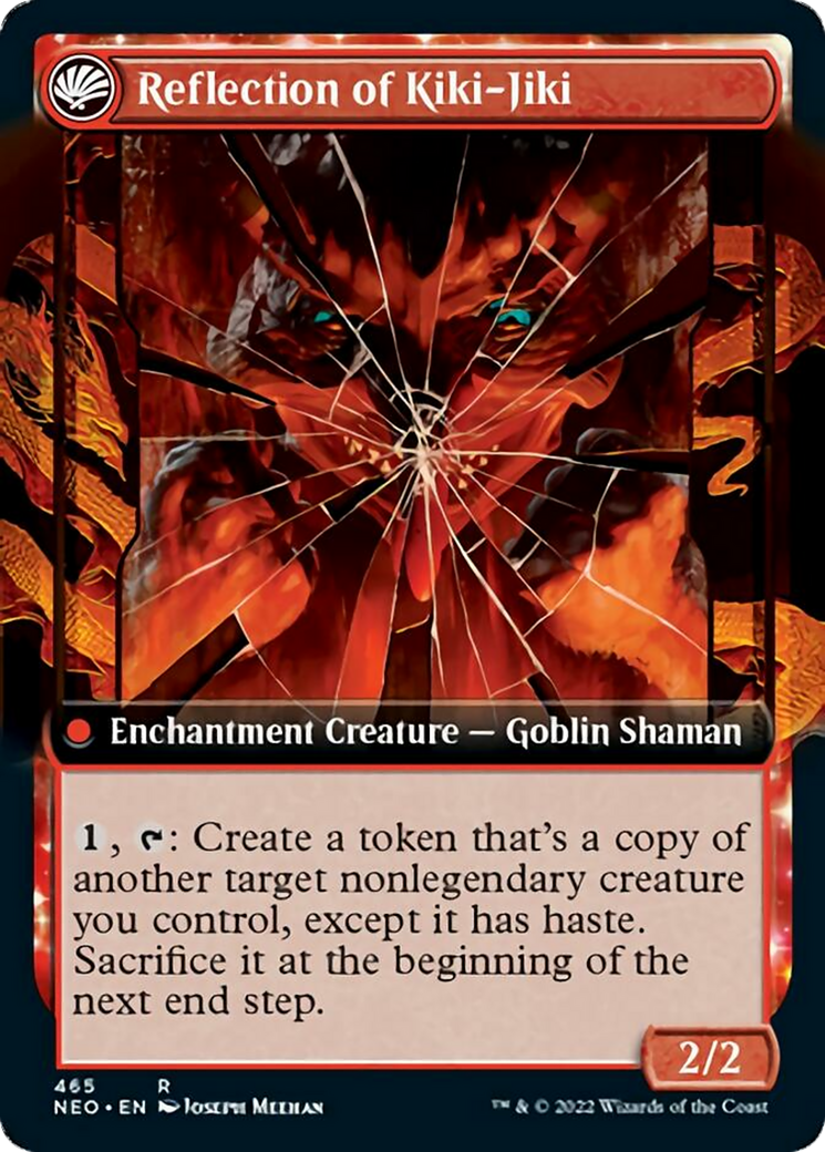 Fable of the Mirror-Breaker // Reflection of Kiki-Jiki [465] [Extended Art] [Kamigawa: Neon Dynasty] [Non-Foil]