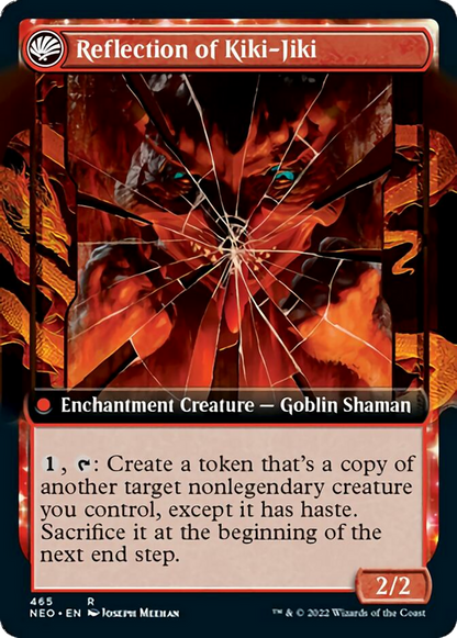 Fable of the Mirror-Breaker // Reflection of Kiki-Jiki [465] [Extended Art] [Kamigawa: Neon Dynasty] [Non-Foil]