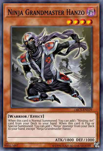 Ninja Grandmaster Hanzo - CT09-EN003 - Secret Rare - Limited