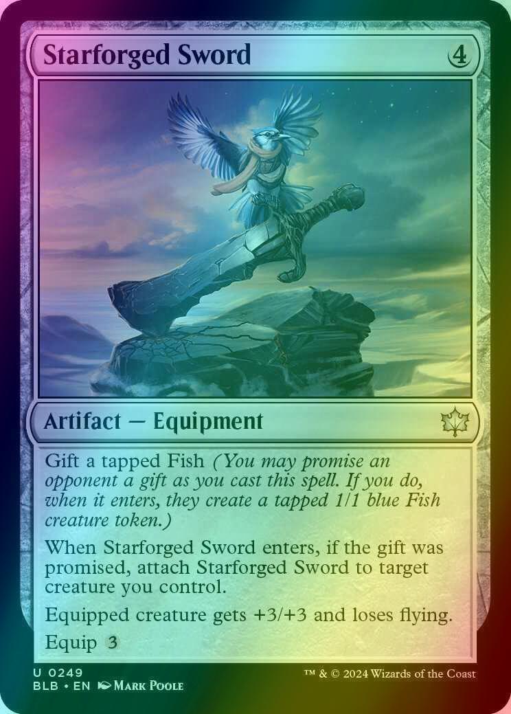 Starforged Sword [249] [Bloomburrow] [Foil]