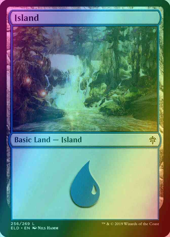 Island [256] [Throne of Eldraine] [Foil]