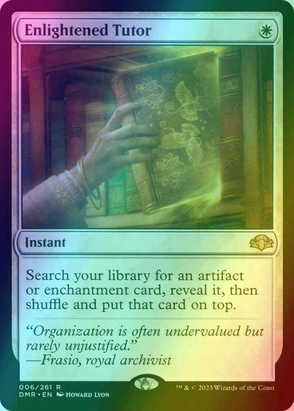 Enlightened Tutor [6] [Dominaria Remastered] [Foil]