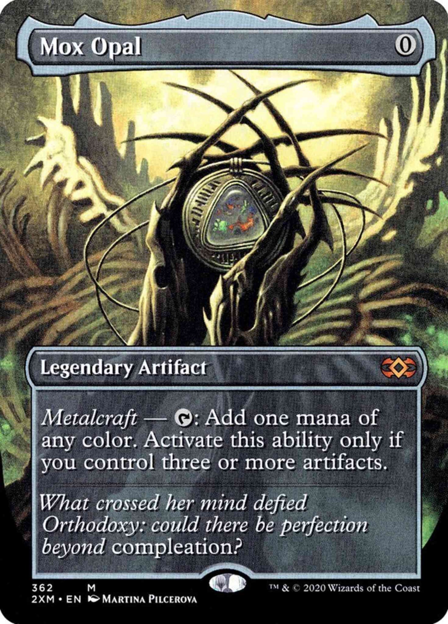 Mox Opal [362] [Borderless] [Double Masters] [Non-Foil]