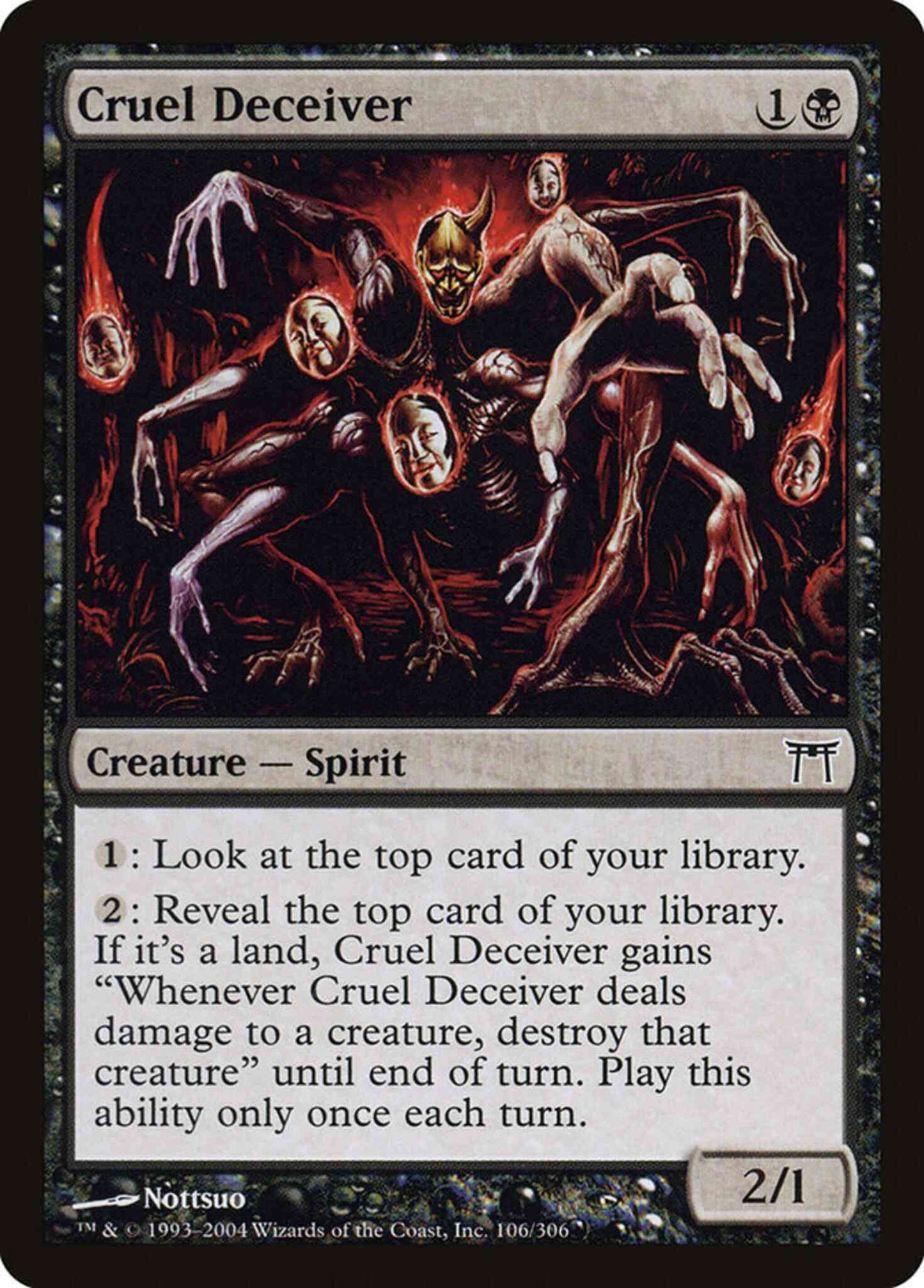 Cruel Deceiver [106] [Champions of Kamigawa] [Non-Foil]