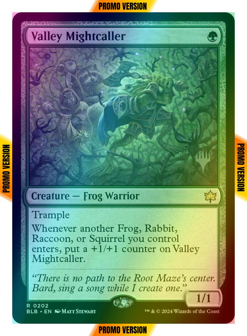 Valley Mightcaller [202p] [Promo Pack] [Bloomburrow: Promos] [Foil]